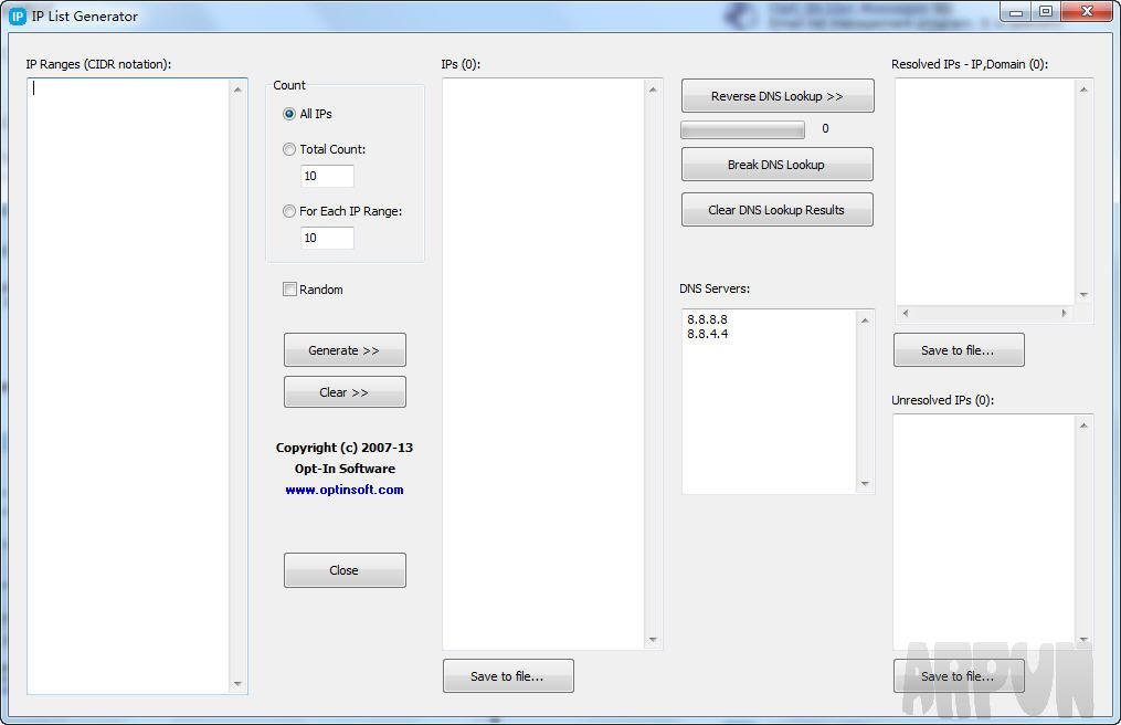 IP List Generator