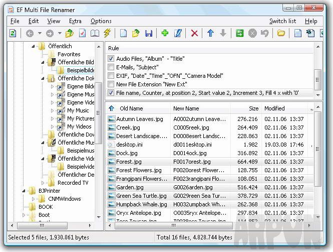 EF Multi File Renamer