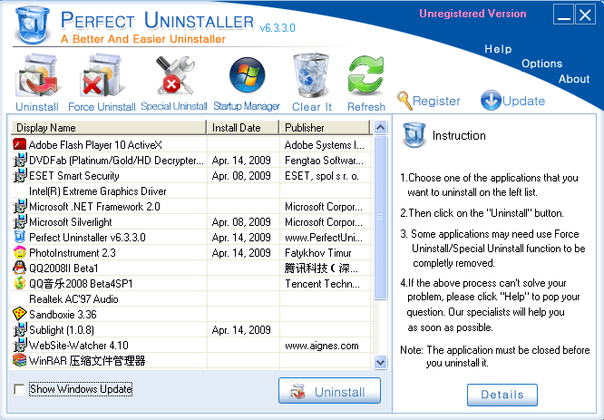 Perfect Uninstaller