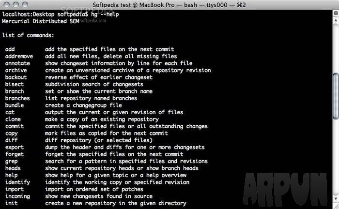 Mercurial(分布式版本控制系统)