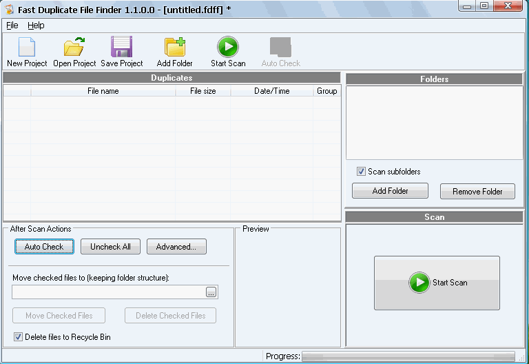 Fast Duplicate File Finder