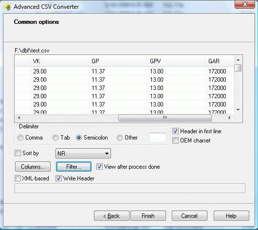 Advanced CSV Converter