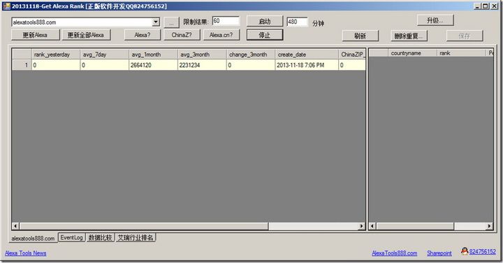 亚力山alexa排名查询
