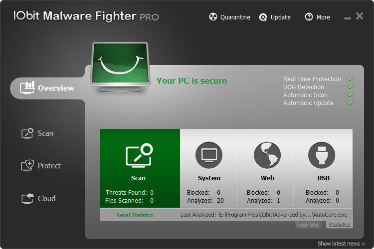 IObit Malware Fighter(恶意软件查杀)