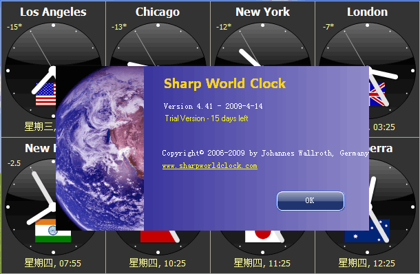 Sharp World Clock