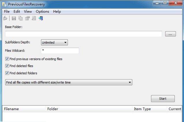 PreviousFilesRecovery