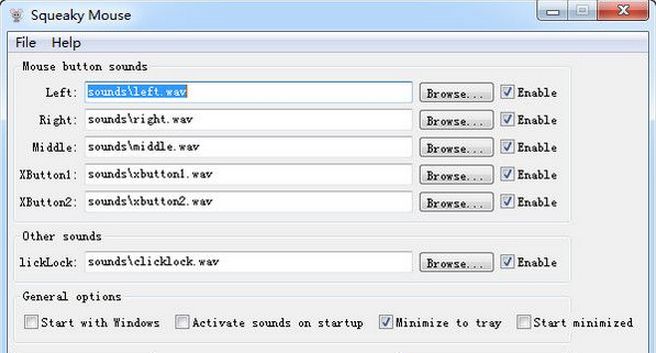 Squeaky Mouse(鼠标按键声音设置)