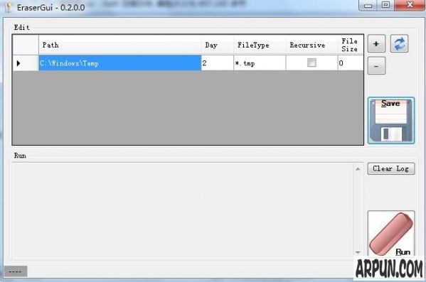��ʱ�ļ�ɾ������(EraserGui)
