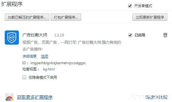 广告拦截大师插件
