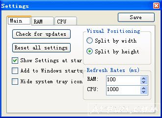ram cpu taskbar(cpu内存监控软件)