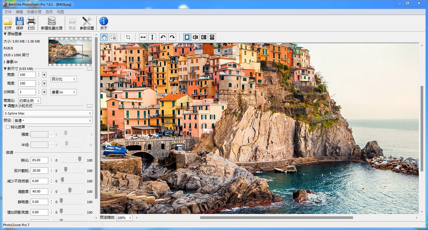 图片无损放大PhotoZoom Pro