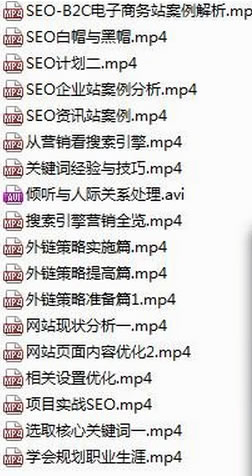 北大青鸟seo视频教程