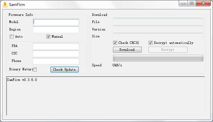 三星samfirm固件下载工具