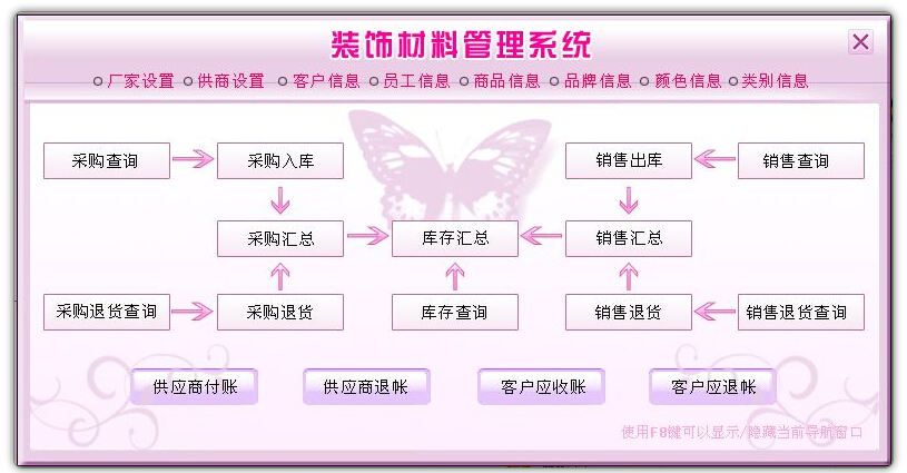 装饰材料管理系统