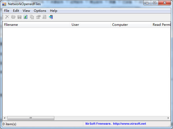 NetworkOpenedFiles(显示文件共享)