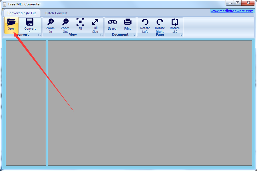 MDI�ļ�ת����word����(Free MDI Converter)