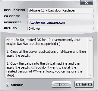 VM虚拟机去除虚拟机后门检测补丁
