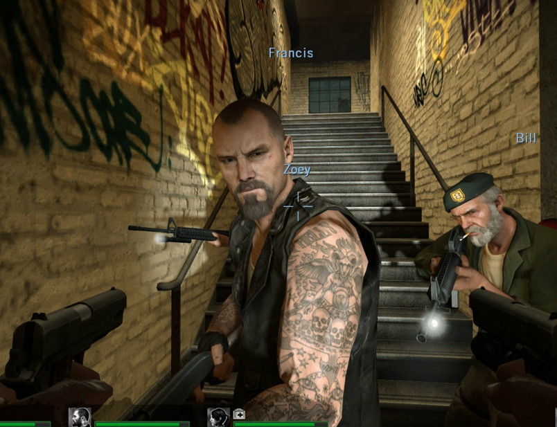 求生之路2战地4Scar-H模型(求生之路2步枪武器模型)