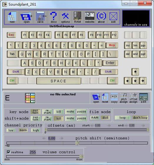 键盘模拟节奏打击器(Soundplant)