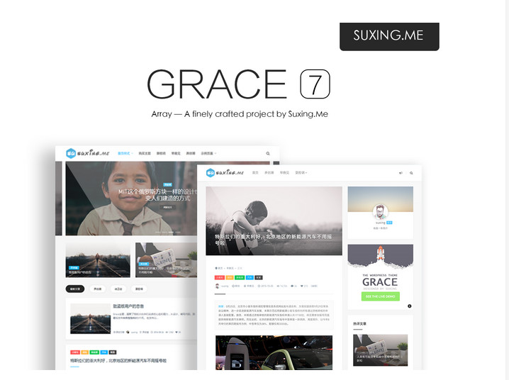 苏醒Grace7.0主题去验证不限域名(苏醒Grace7.0主题下载)
