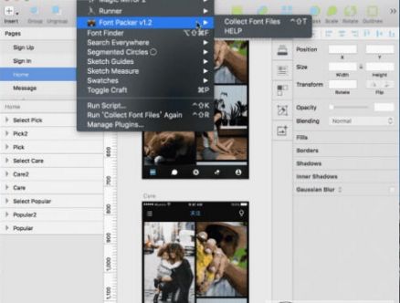 Font Packer�����������Sketch�����������