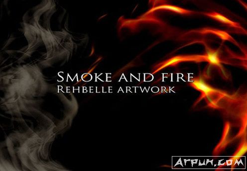 hotoshop烟雾火焰笔刷插件素材(PS烟雾火焰笔刷)