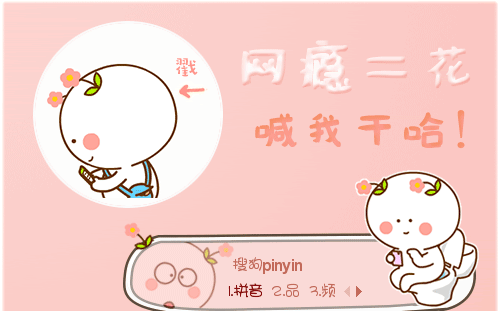 网瘾二花喊我干哈搜狗输入法皮肤