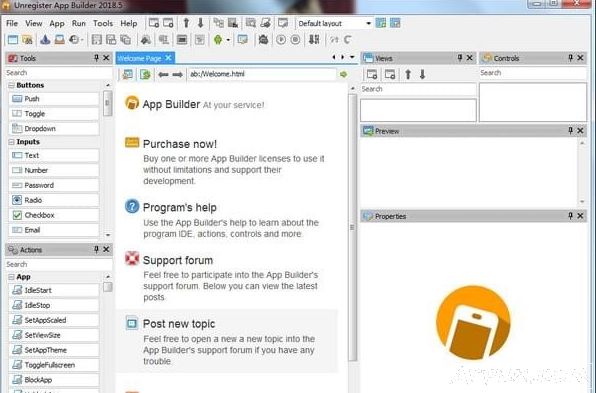 App Builder Web���ӻ���������