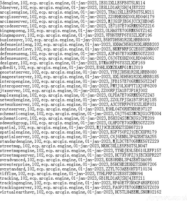 ArcGis Server 授权文件