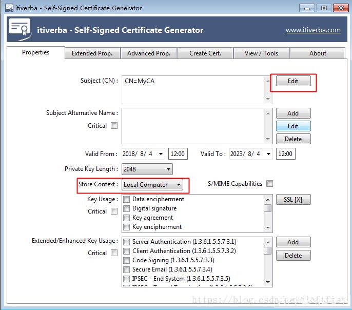 数字证书制作工具