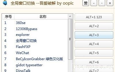 全局窗口切换工具
