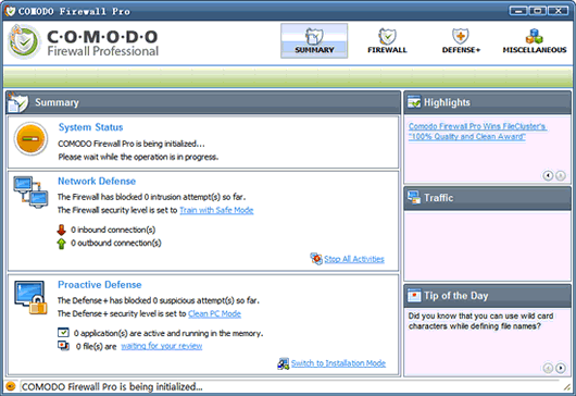 Comodo Firewall(阻挡黑客进入安全工具)