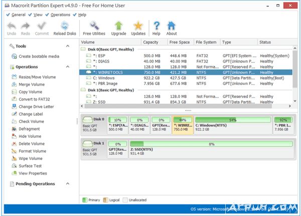 Macrorit Disk Partition Expert(硬盘分区工具) v