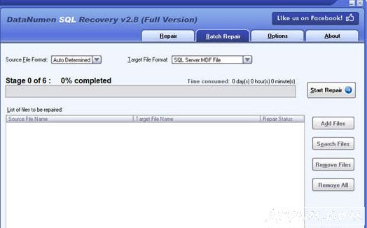 sql���ļ��޸�����(DataNumen SQL Recovery)