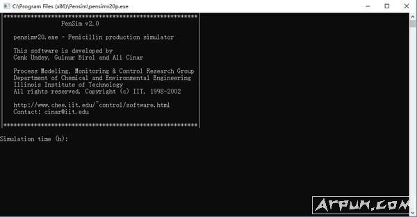 PenSim青霉素仿真平台
