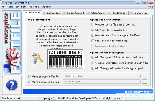 Fast File Encryptor�����ļ�������