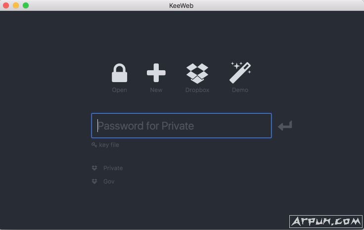 KeeWeb(免费跨平台密码管理器)