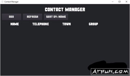 Contact Manager 联系人管理工具