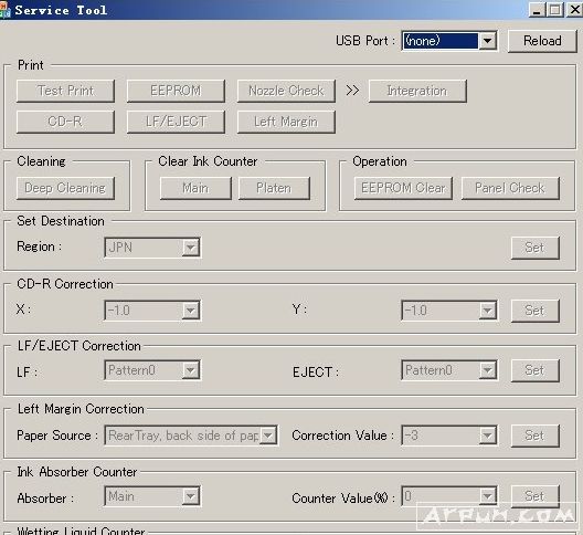 佳能mx328清零软件