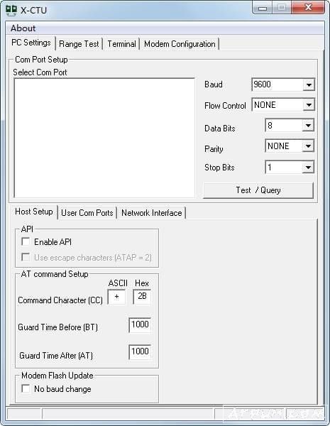 XCTU��Ƶģ�����������