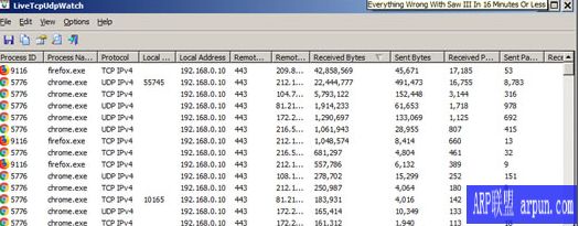 LiveTcpUdpWatch